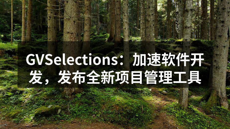 GVSelections：加速软件开发，发布全新项目管理工具